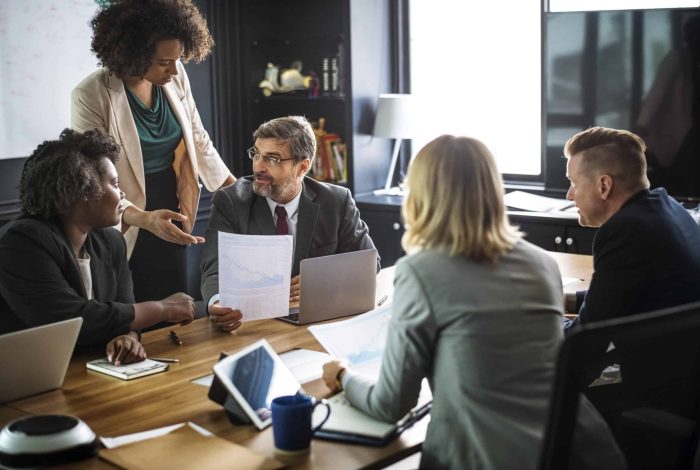 Business people in a meeting